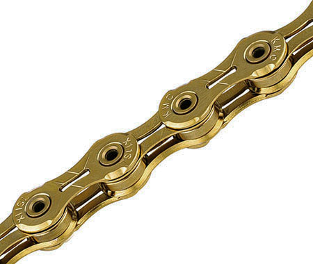 KMC Bicycle Chain X11SL 116L TI-N Gold Coated